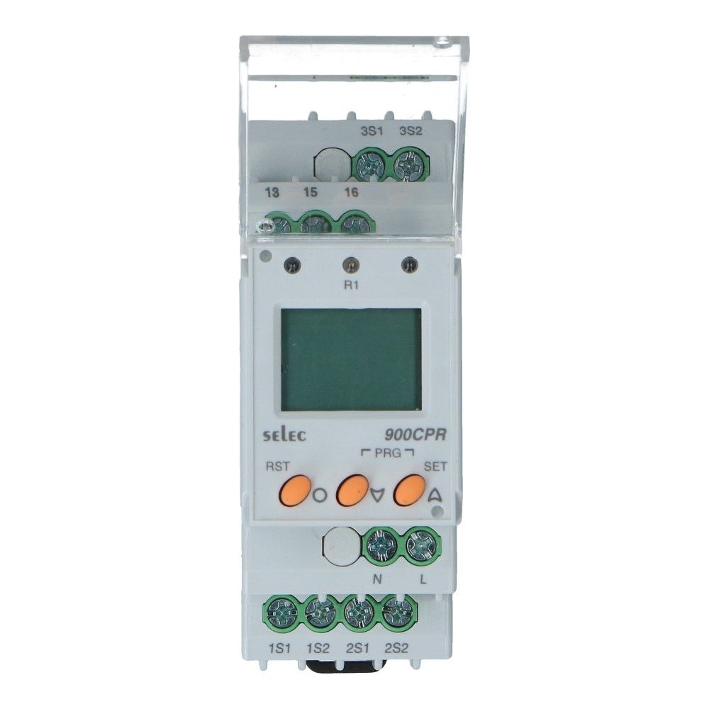 Stroomcontrole relais digitaal 0-999A 3 fase Stroomcontrole relais digitaal 0-999A 3 fase