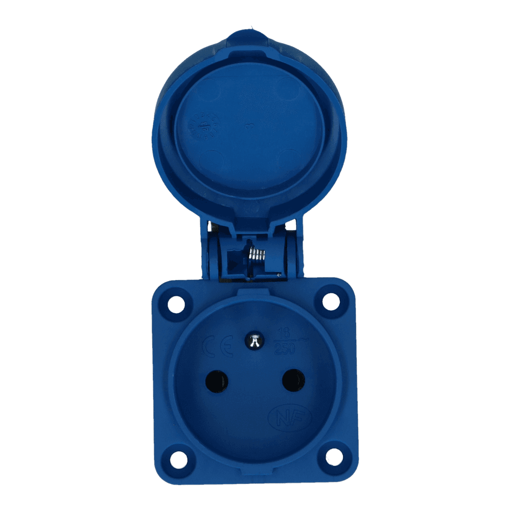 CEE schuko 3 polig 16A met penaarde IP54  220-240VAC CEE schuko 3 polig 16A met penaarde IP54  220-240VAC