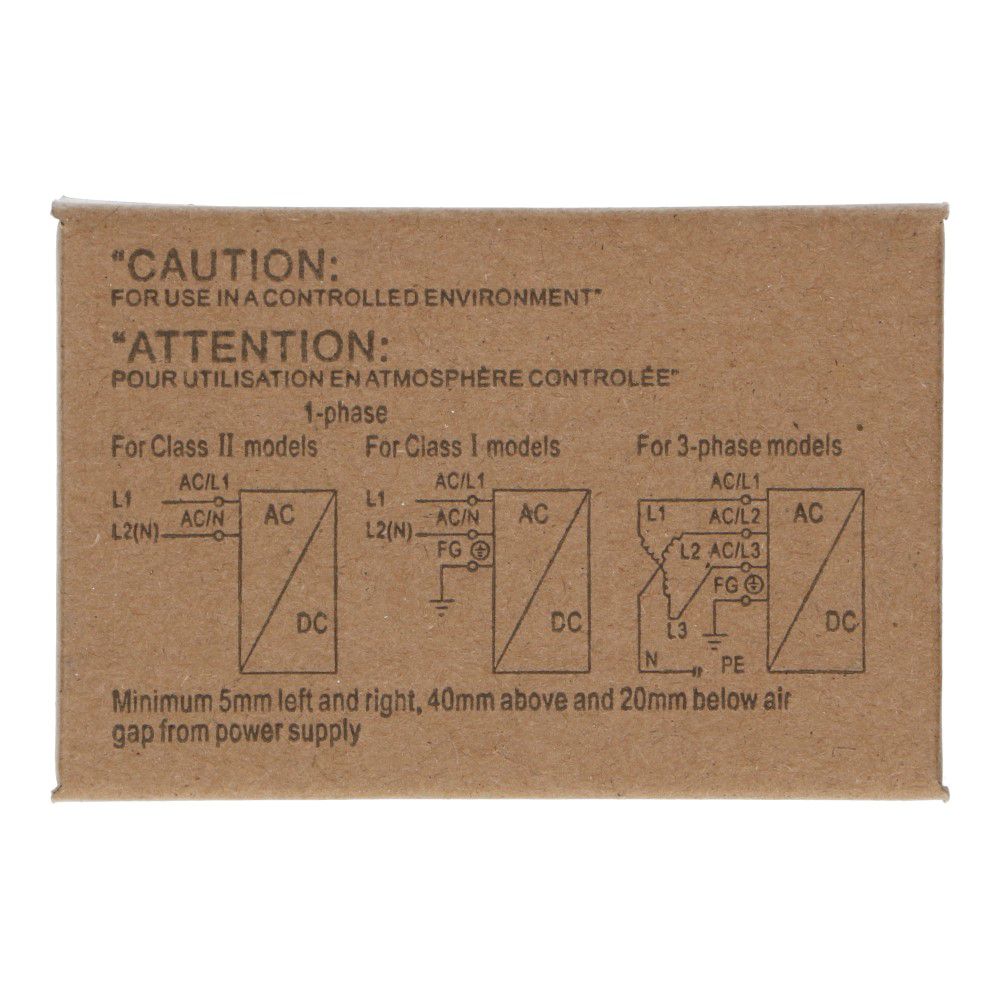 Voeding 12VDC 24W 2A dinrail ingang 85-264VAC Voeding 12VDC 24W 2A dinrail ingang 85-264VAC