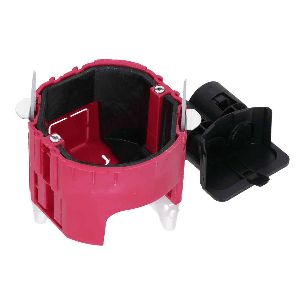 Hollewanddoos brandwerend trekbandjes 1 voudig gat 76mm Hollewanddoos brandwerend trekbandjes 1 voudig gat 76mm