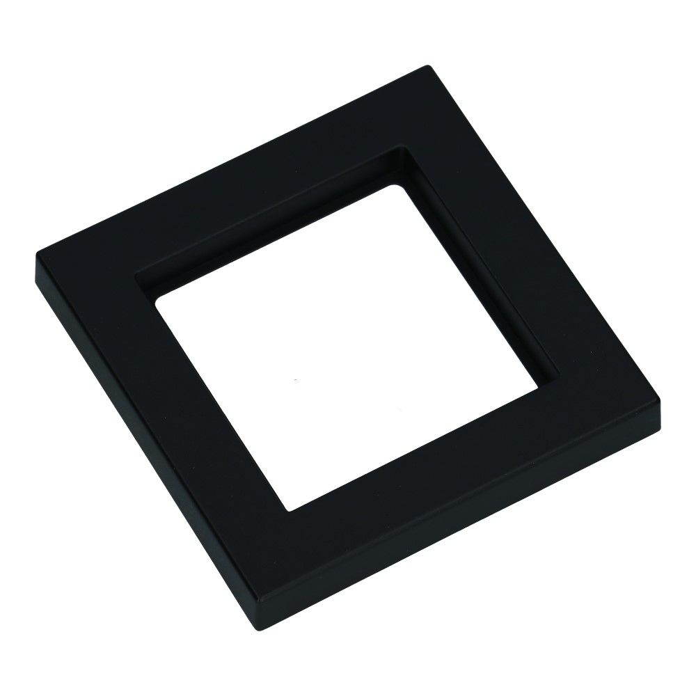 Afdekraam 1 voudig Square Series mat zwart