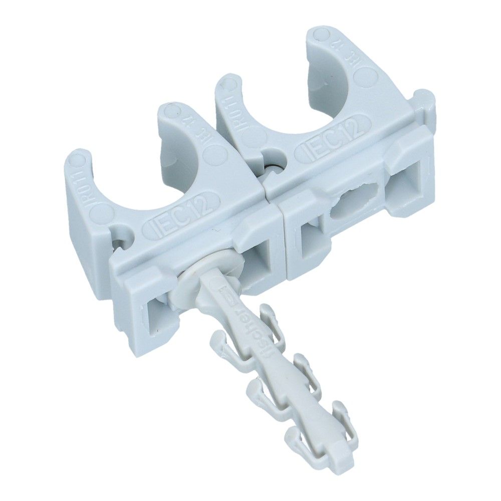 Klembeugel met plug SF Plus RC 12-13mm lichtgrijs - 100 stuks Klembeugel met plug SF Plus RC 12-13mm lichtgrijs - 100 stuks