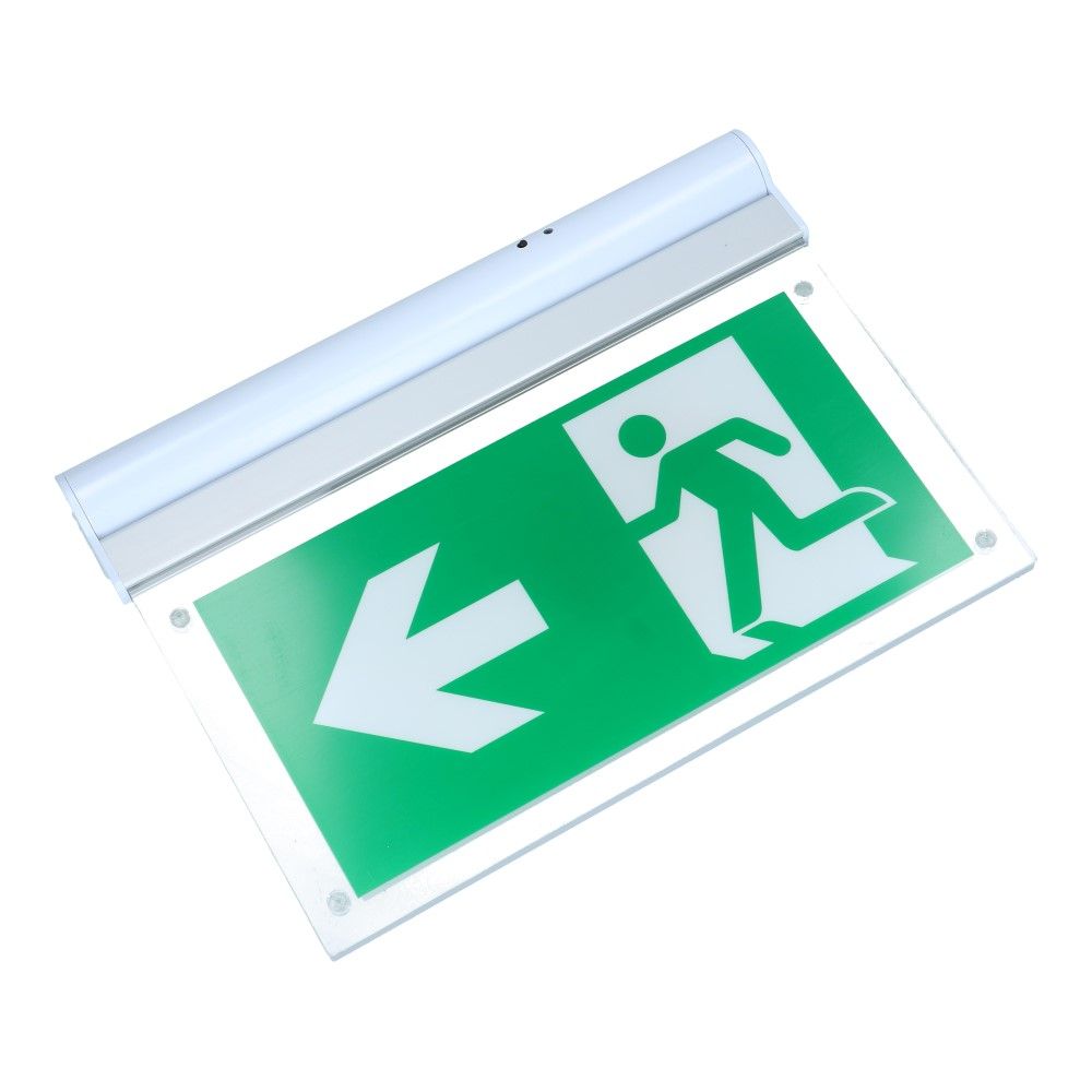 Noodverlichting opbouw IP20 LED kantelbaar met 3 pictogrammen Noodverlichting opbouw IP20 LED kantelbaar met 3 pictogrammen