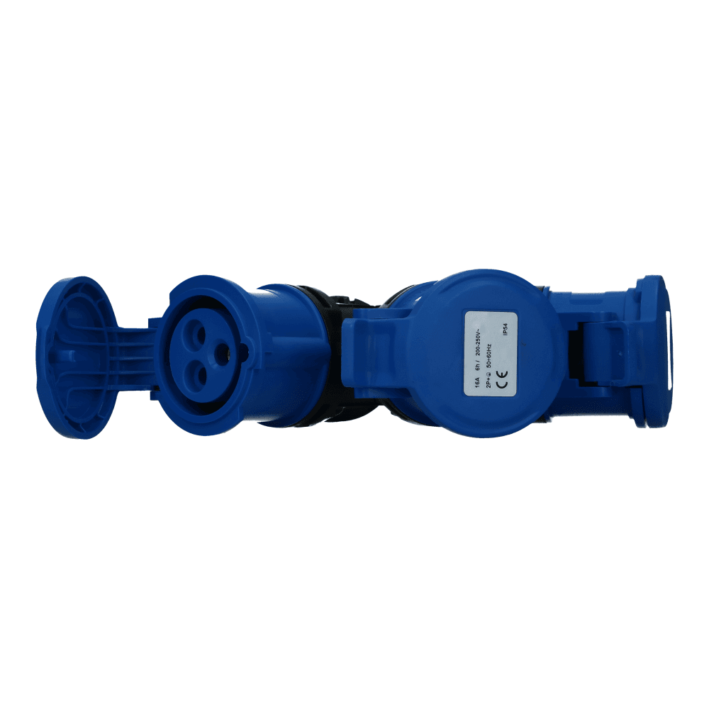 3 weg splitter 1x CEE naar 3xCEE 1p+n+e 16A 3 weg splitter 1x CEE naar 3xCEE 1p+n+e 16A