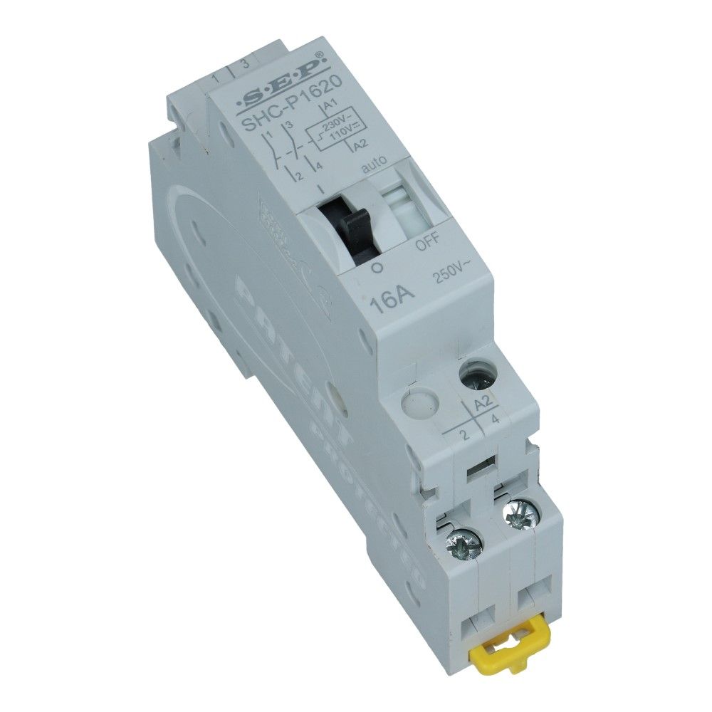 Impulsrelais handbediend 16A 24VAC / 12VDC 1 Wissel