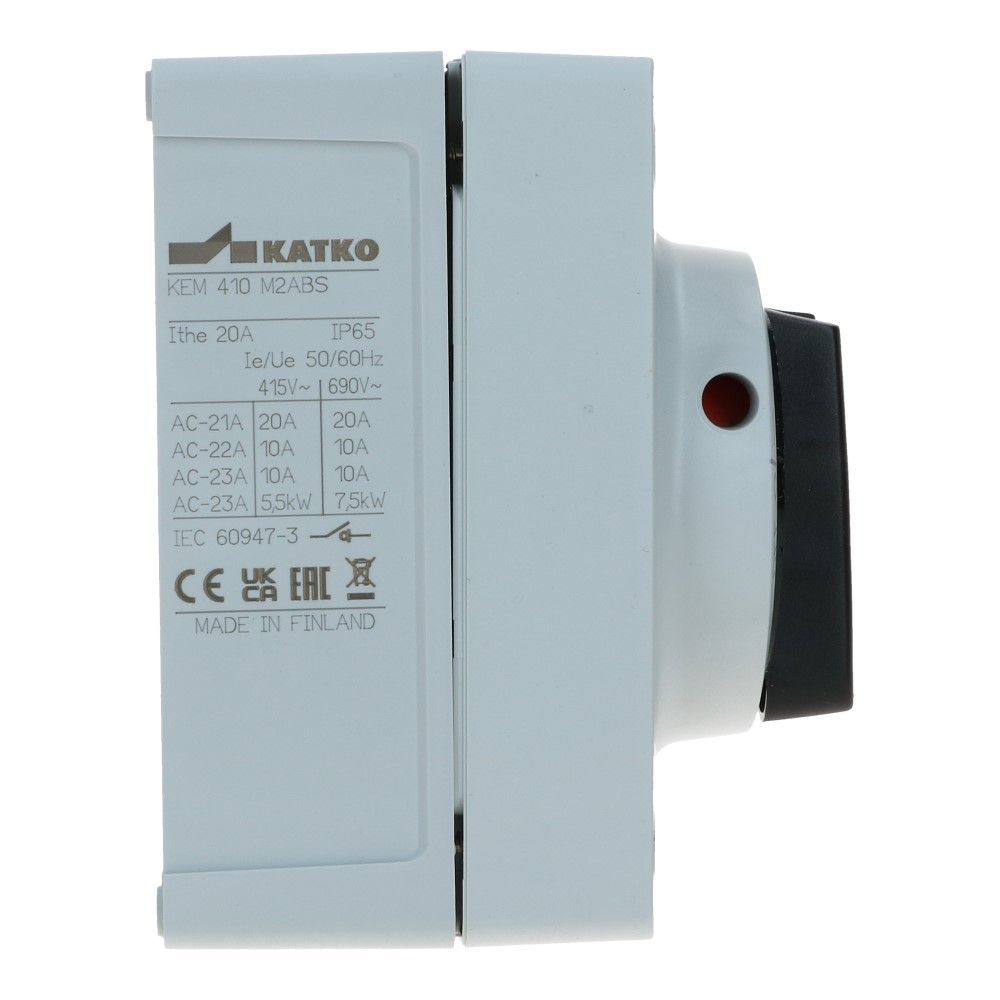 Werkschakelaar IP65 4 polig 20A 96x130x106mm zwart hendel ABS AC22-10A Werkschakelaar IP65 4 polig 20A 96x130x106mm zwart hendel ABS AC22-10A