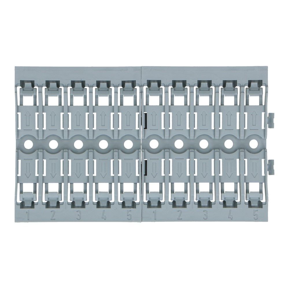 WAGO Bevestigingsadapter doorvoerconnector 5-voudig schroefbevestiging - 5 stuks WAGO Bevestigingsadapter doorvoerconnector 5-voudig schroefbevestiging - 5 stuks