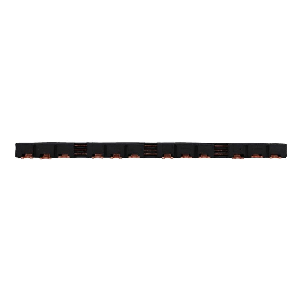 Kamrail vork 3 fase 12 poles offset 9mm tbv motorbeveiliging Kamrail vork 3 fase 12 poles offset 9mm tbv motorbeveiliging