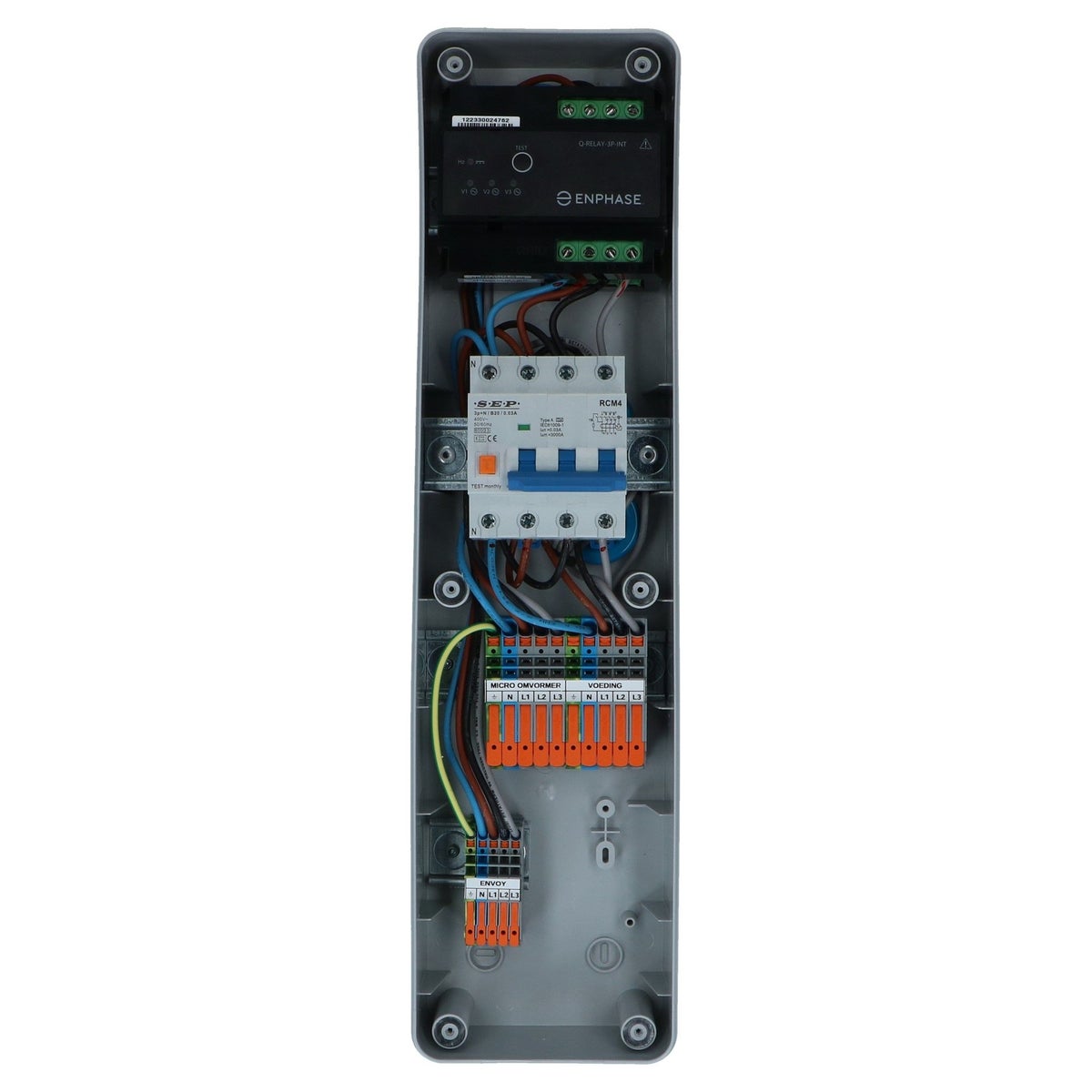 Q-Verdeler Enphase 3 fase 20A 30mA Q-Verdeler Enphase 3 fase 20A 30mA