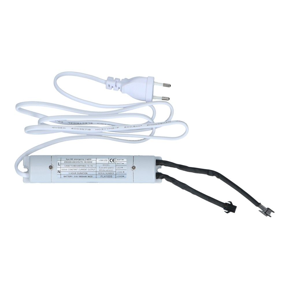 Mini spot LED noodverlichting IP20 180lm Mini spot LED noodverlichting IP20 180lm