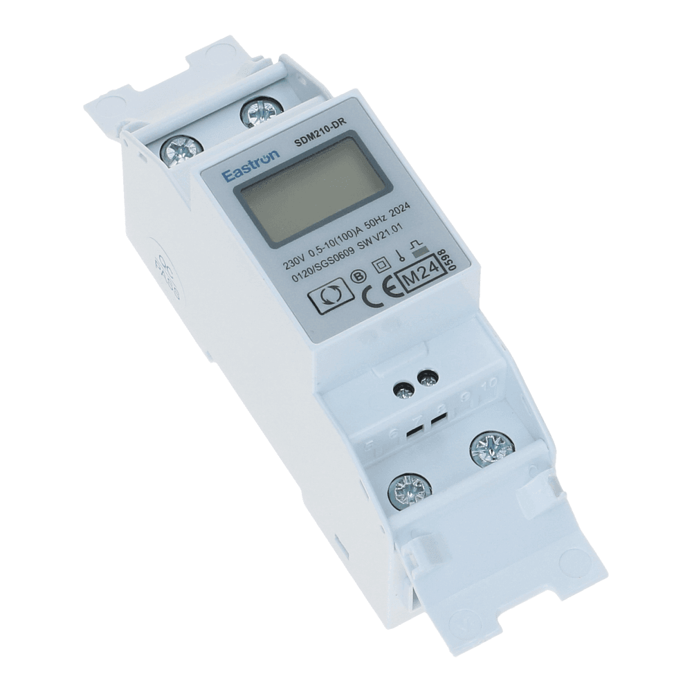 kWh meter 1 fase MULTI 10/100A Reset MID Factureerbaar Import kWh meter 1 fase MULTI 10/100A Reset MID Factureerbaar Import