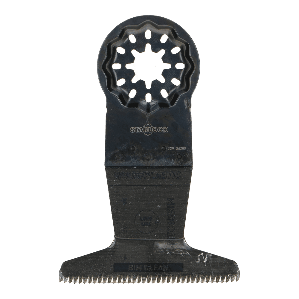 Starlock multitool zaagblad BIM 65x50 MTC65bi hout + plastic Starlock multitool zaagblad BIM 65x50 MTC65bi hout + plastic