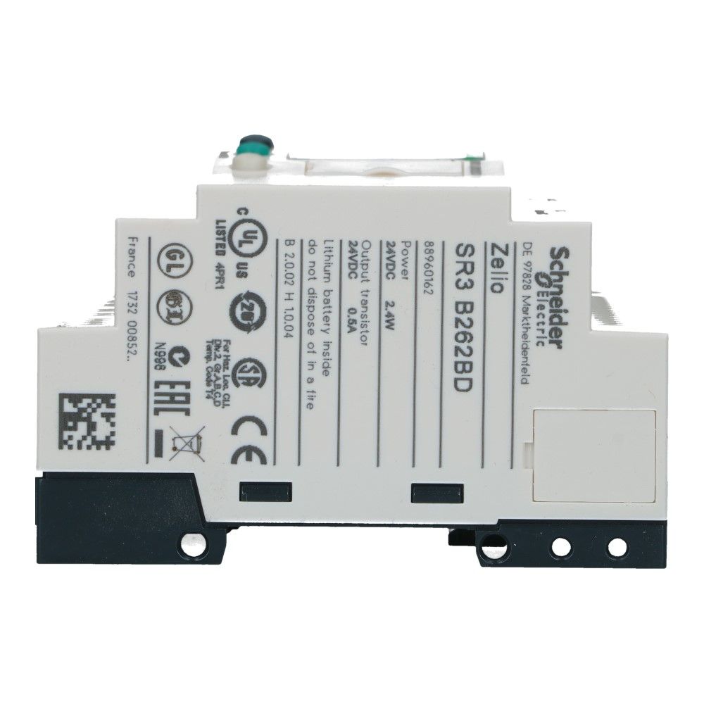 Zelio PLC met klok 26I-O 16in 10uit met scherm 24VDC SSR Zelio PLC met klok 26I-O 16in 10uit met scherm 24VDC SSR