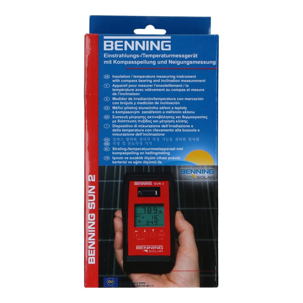 PV instralingsmeter en temperatuurmeter SUN 2 PV instralingsmeter en temperatuurmeter SUN 2