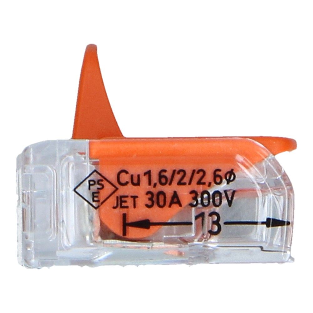 WAGO Verbindingsklem 5 voudig 0.5-6mm² soepel en massief - 15 stuks WAGO Verbindingsklem 5 voudig 0.5-6mm² soepel en massief - 15 stuks
