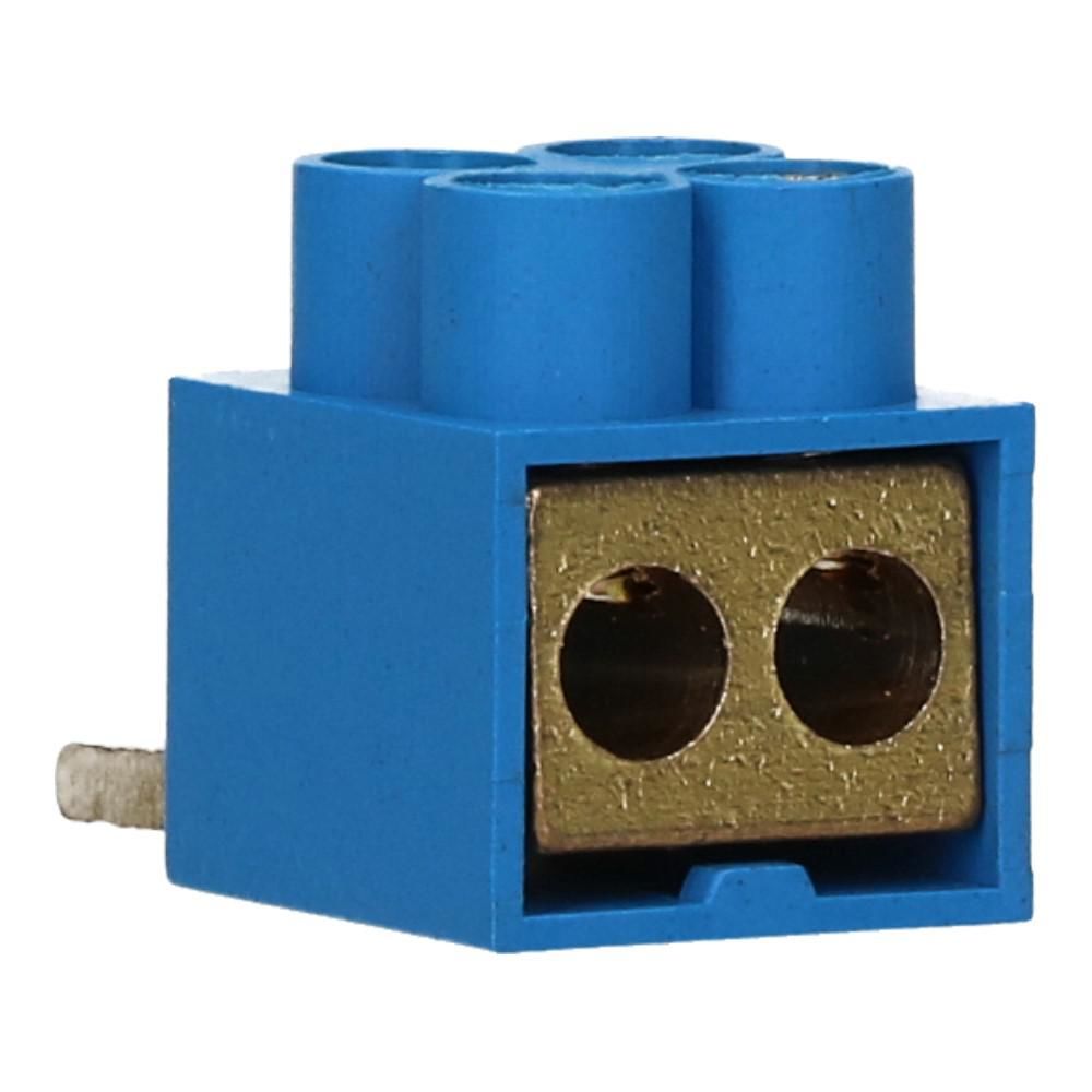 Aftakblok pin blauw 1 fase 2x16mm² Aftakblok pin blauw 1 fase 2x16mm²