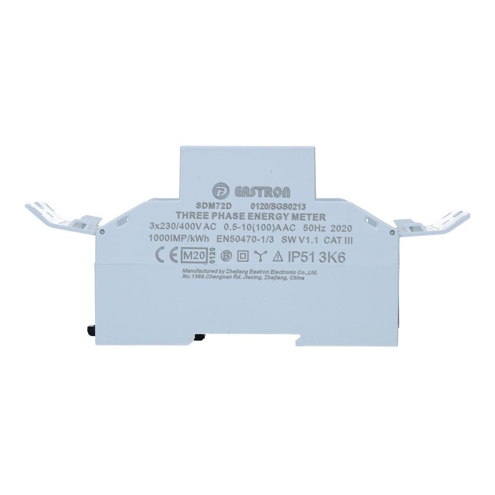 kWh meter 3 fase 10/100A MID Factureerbaar kWh meter 3 fase 10/100A MID Factureerbaar