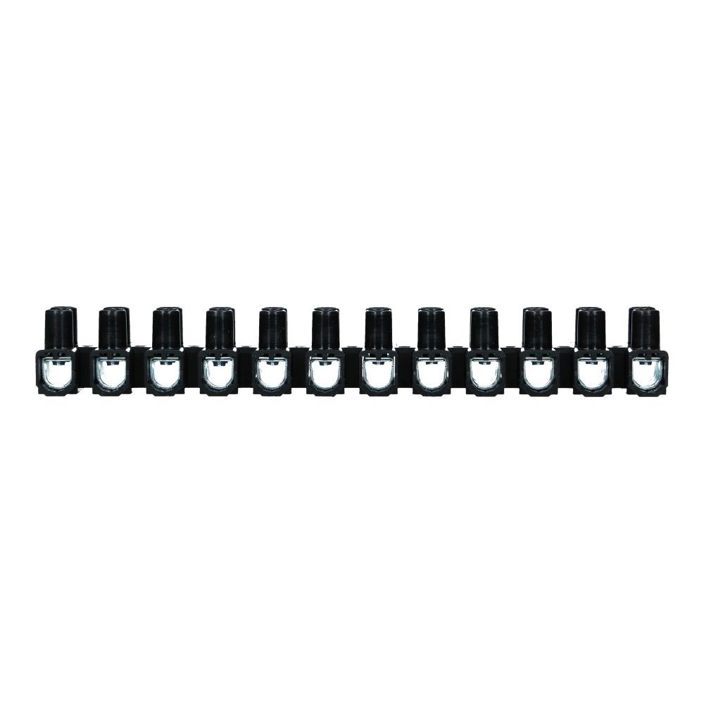 10-25mm² Kroonsteen 101A 750V 12 polig Zwart 10-25mm² Kroonsteen 101A 750V 12 polig Zwart