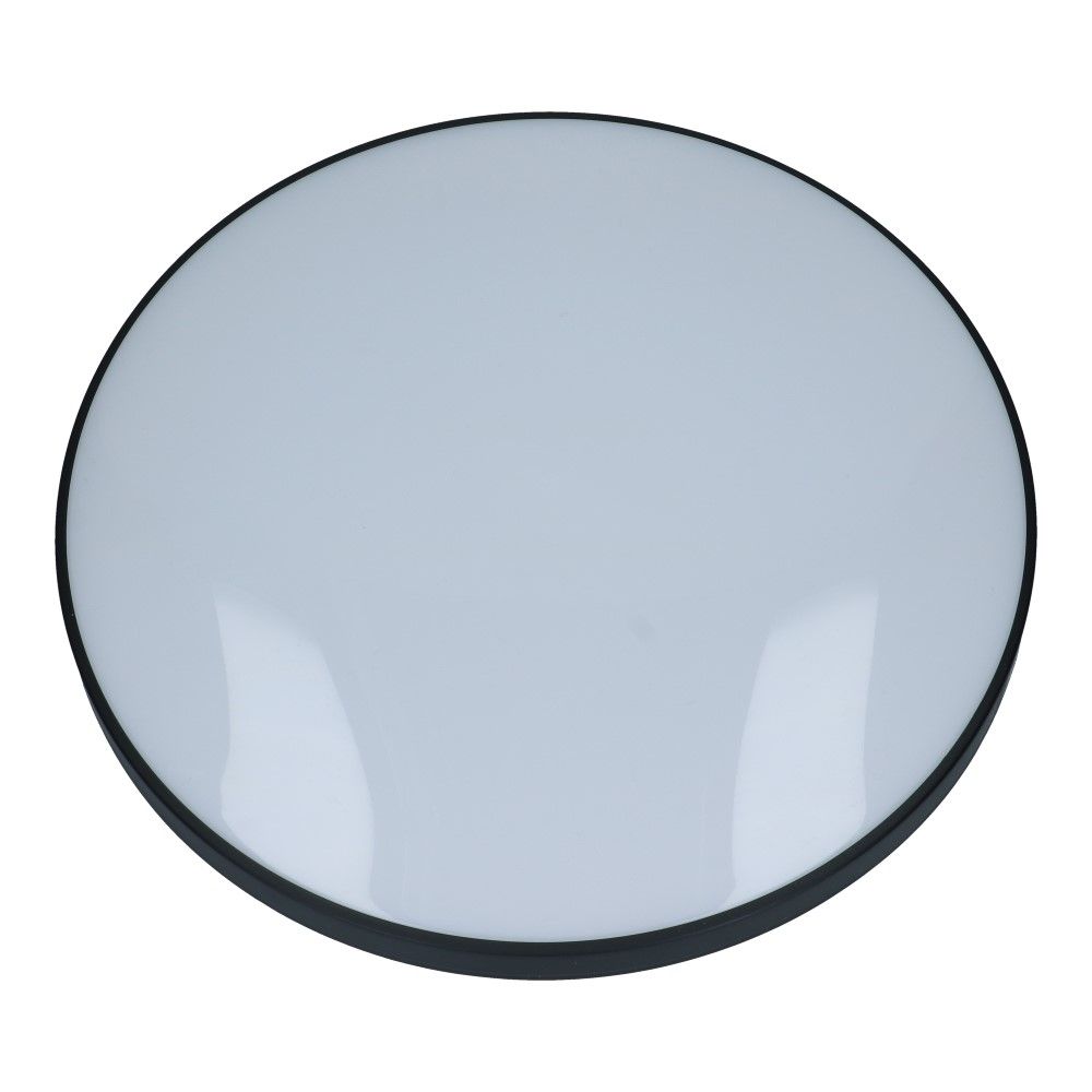 LED plafondlamp IP54 32W 3400lm 4000K met sensor incl. zwarte omranding 380mm LED plafondlamp IP54 32W 3400lm 4000K met sensor incl. zwarte omranding 380mm