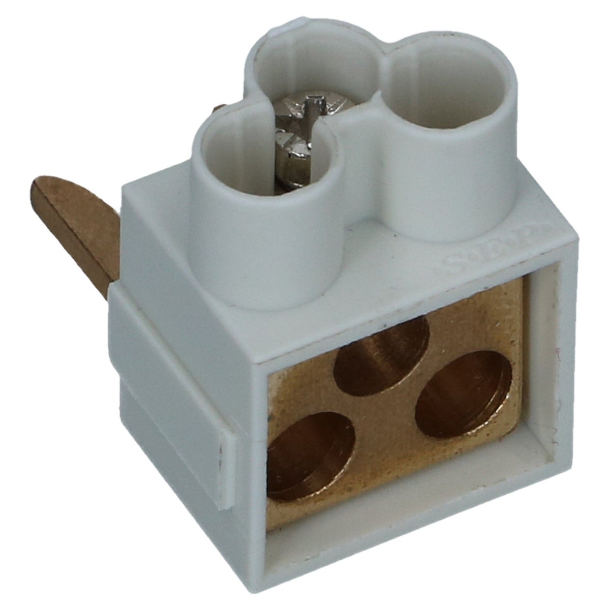 Aftakblok vork grijs 1 fase 3x16mm² Aftakblok vork grijs 1 fase 3x16mm²