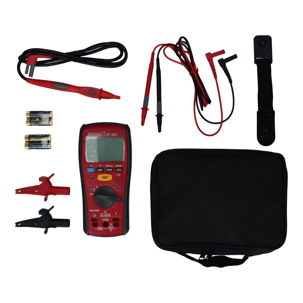 Isolatietester en weerstandstester IT 101 True RMS Isolatietester en weerstandstester IT 101 True RMS