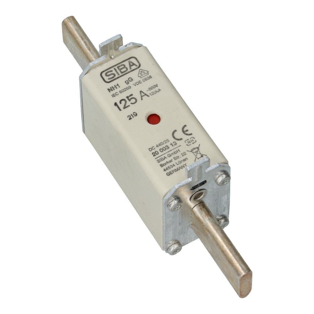 Mespatroon NH1/0 125A gL/gG 500V 135x29.5x48