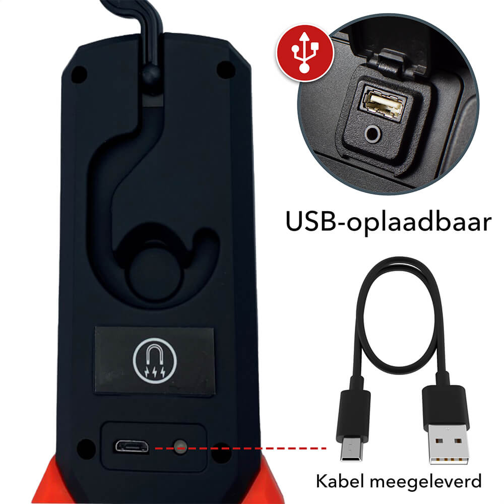 Oplaadbare inspectielamp LED 3W Oplaadbare inspectielamp LED 3W