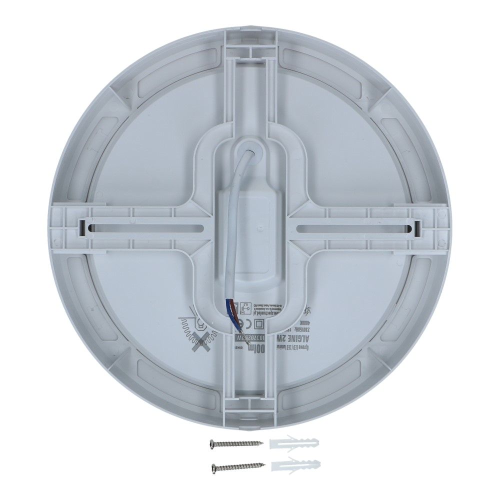 LED downlight inbouw/opbouw IP20 18W 1800lm 3000K 223mm LED downlight inbouw/opbouw IP20 18W 1800lm 3000K 223mm