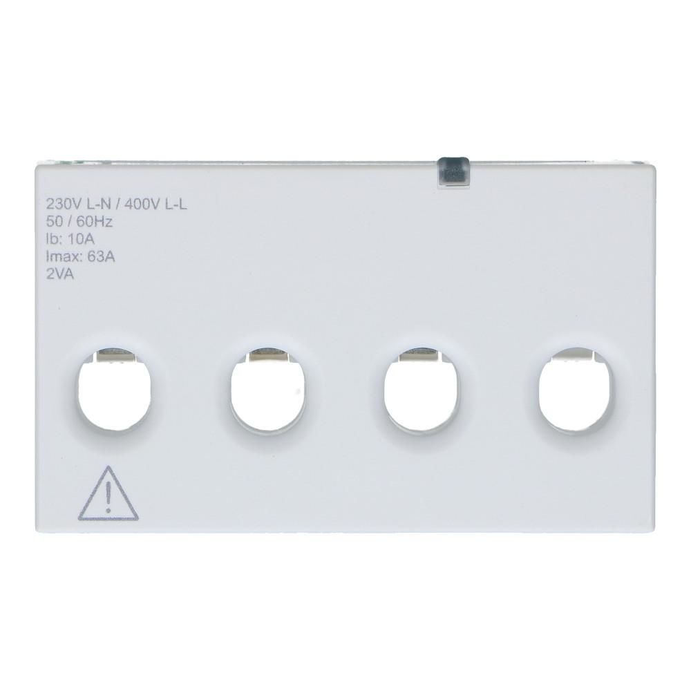 Acti9 PowerTag 3 polig + nul bovenmontage pitch 18mm Acti9 PowerTag 3 polig + nul bovenmontage pitch 18mm