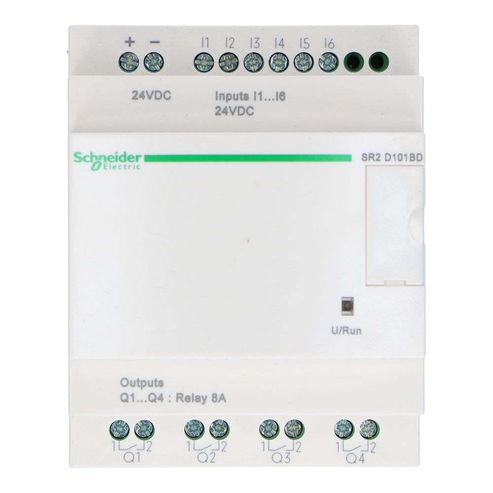 Zelio PLC zonder klok 10I-O 6in 4uit 24VDC Zelio PLC zonder klok 10I-O 6in 4uit 24VDC