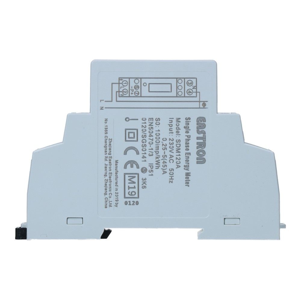 kWh meter 1 fase 5/45A MID Factureerbaar Analoog kWh meter 1 fase 5/45A MID Factureerbaar Analoog