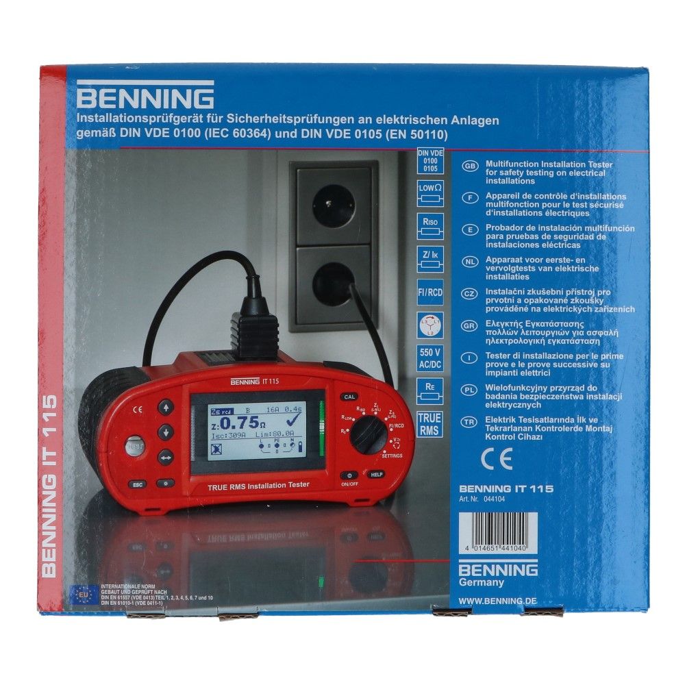 Installatietester IT 115 True RMS Installatietester IT 115 True RMS