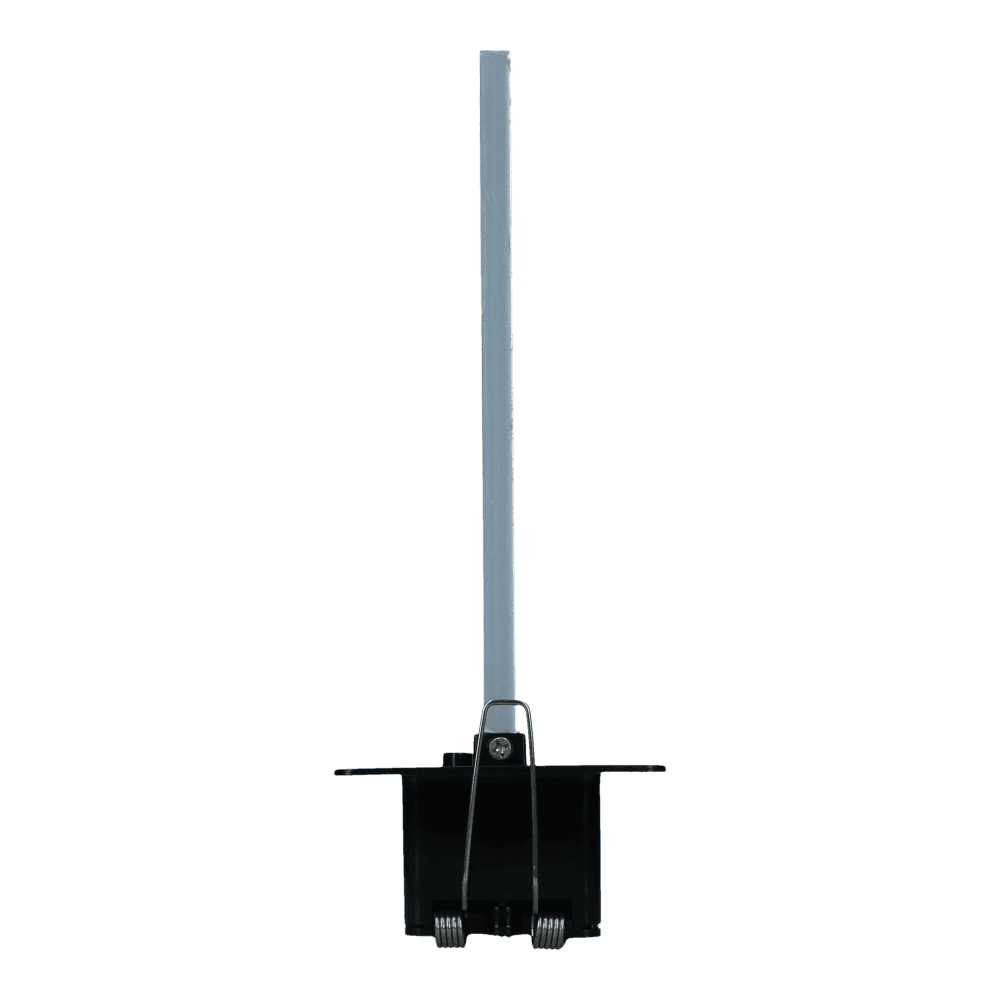 Noodverlichting inbouw zwart IP20 LED met 3 pictogrammen Noodverlichting inbouw zwart IP20 LED met 3 pictogrammen