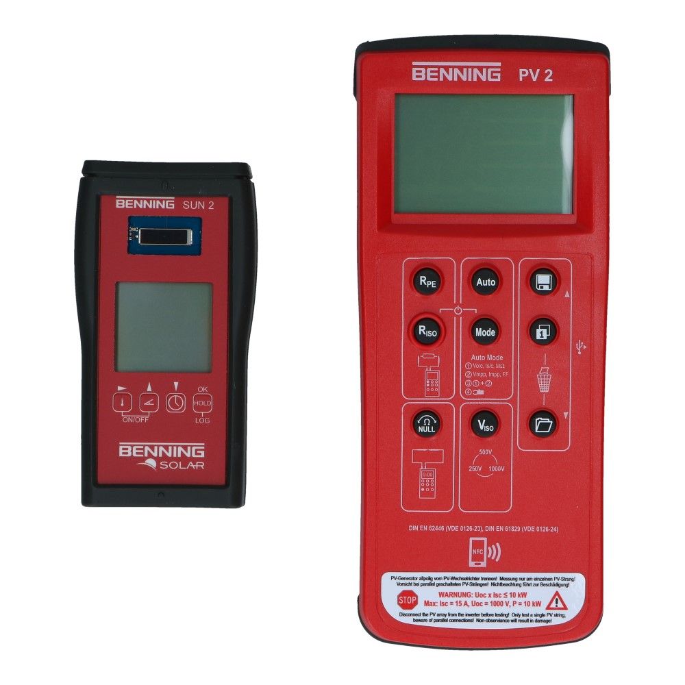 PV installatietester set PV 2 en karakteristiek curve meettoestel PV installatietester set PV 2 en karakteristiek curve meettoestel