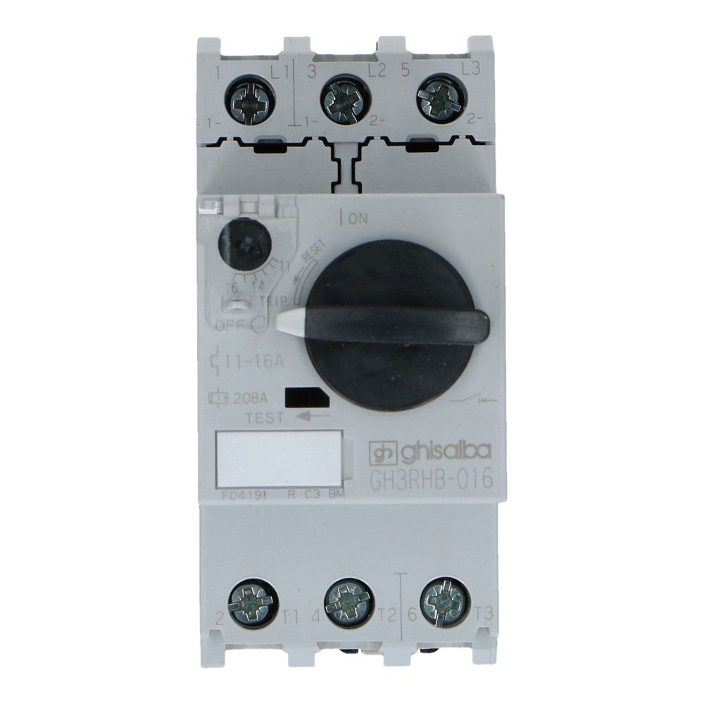 11-16A Motorbeveiligingsschakelaar 415VAC 50kA 11-16A Motorbeveiligingsschakelaar 415VAC 50kA