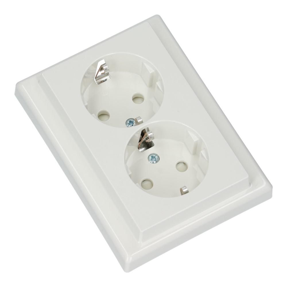 Wandcontactdoos dubbel M-SMART 9010
