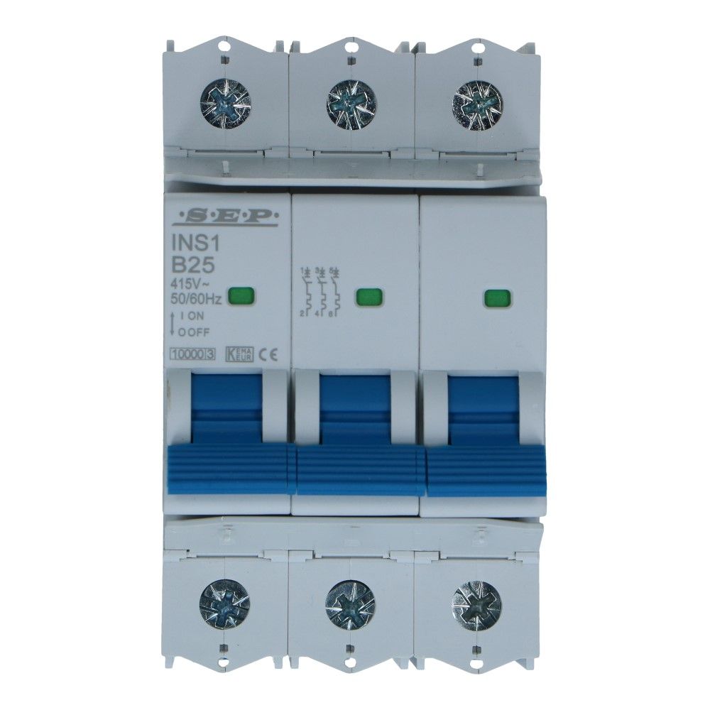 Installatieautomaat  3 polig 16A karakteristiek C 10/15kA INS1 Installatieautomaat  3 polig 16A karakteristiek C 10/15kA INS1