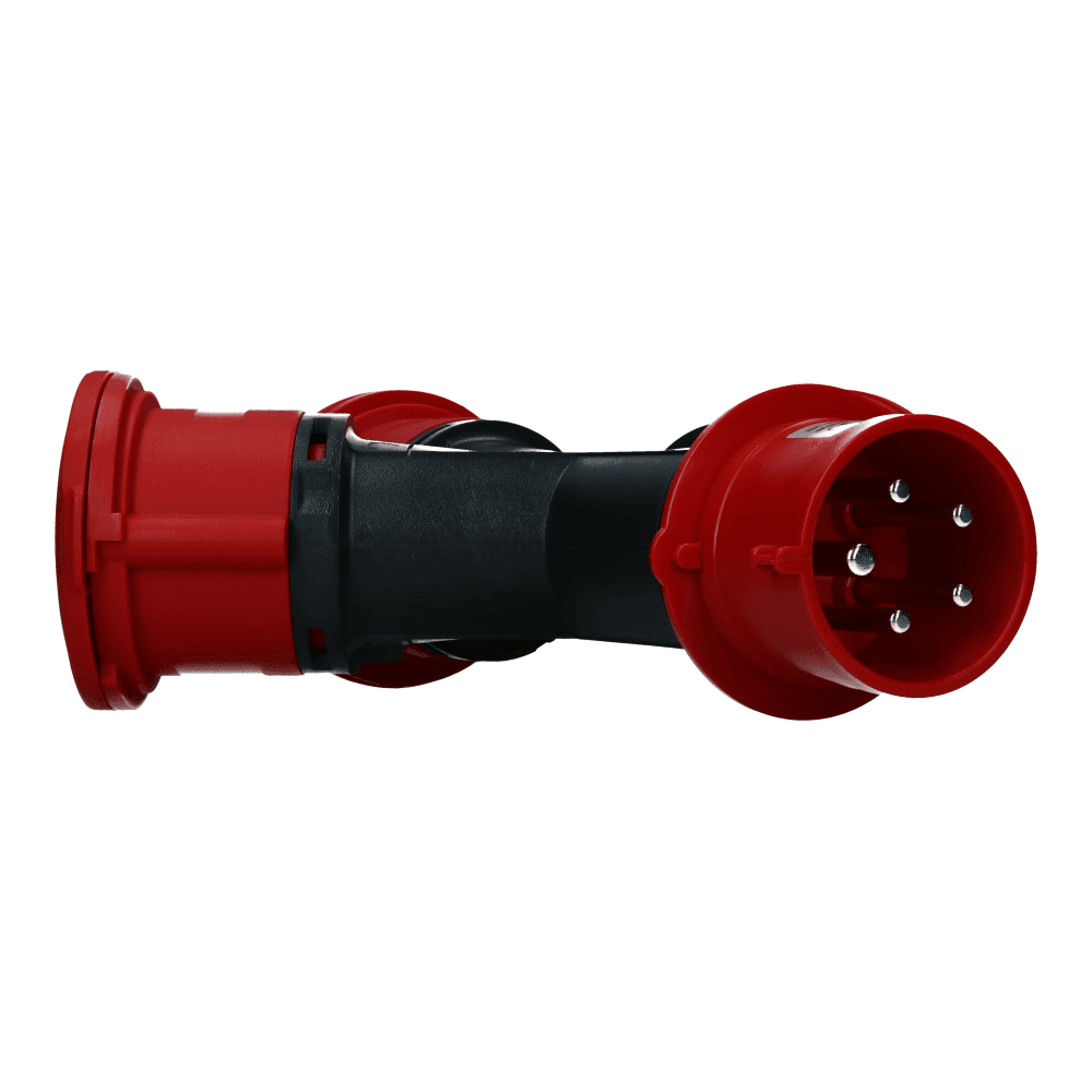 3 weg splitter 1x CEE naar 3xCEE 1p+n+e 32A 3 weg splitter 1x CEE naar 3xCEE 1p+n+e 32A