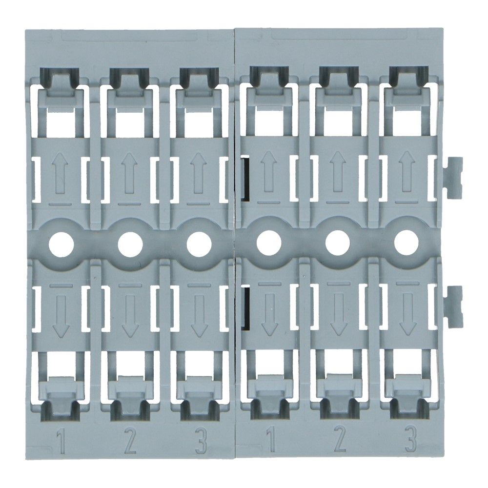 WAGO Bevestigingsadapter doorvoerconnector 3-voudig schroefbevestiging - 5 stuks WAGO Bevestigingsadapter doorvoerconnector 3-voudig schroefbevestiging - 5 stuks