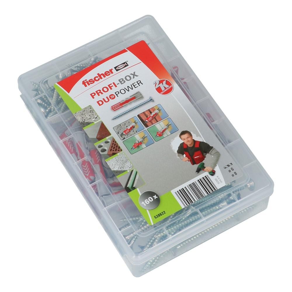 DuoPower Profibox assortiment plug en schroef DuoPower Profibox assortiment plug en schroef