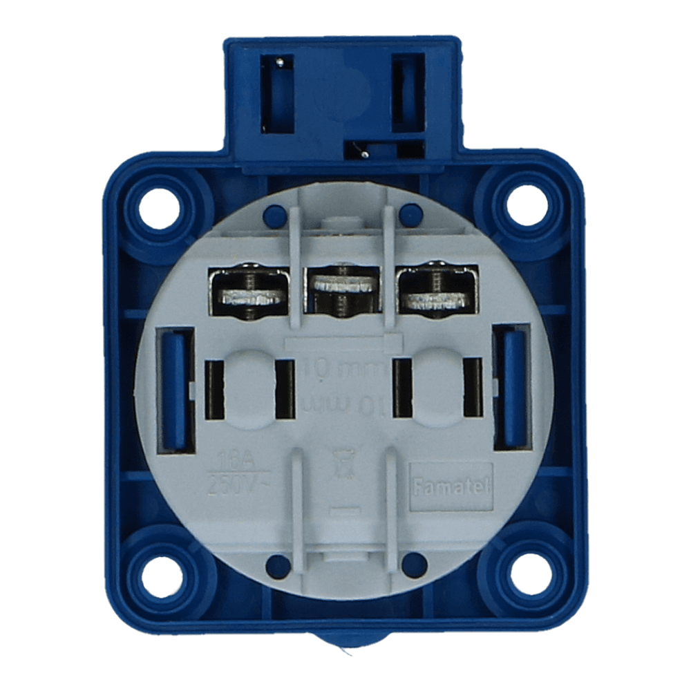 CEE schuko 3 polig 16A met penaarde IP54  220-240VAC CEE schuko 3 polig 16A met penaarde IP54  220-240VAC