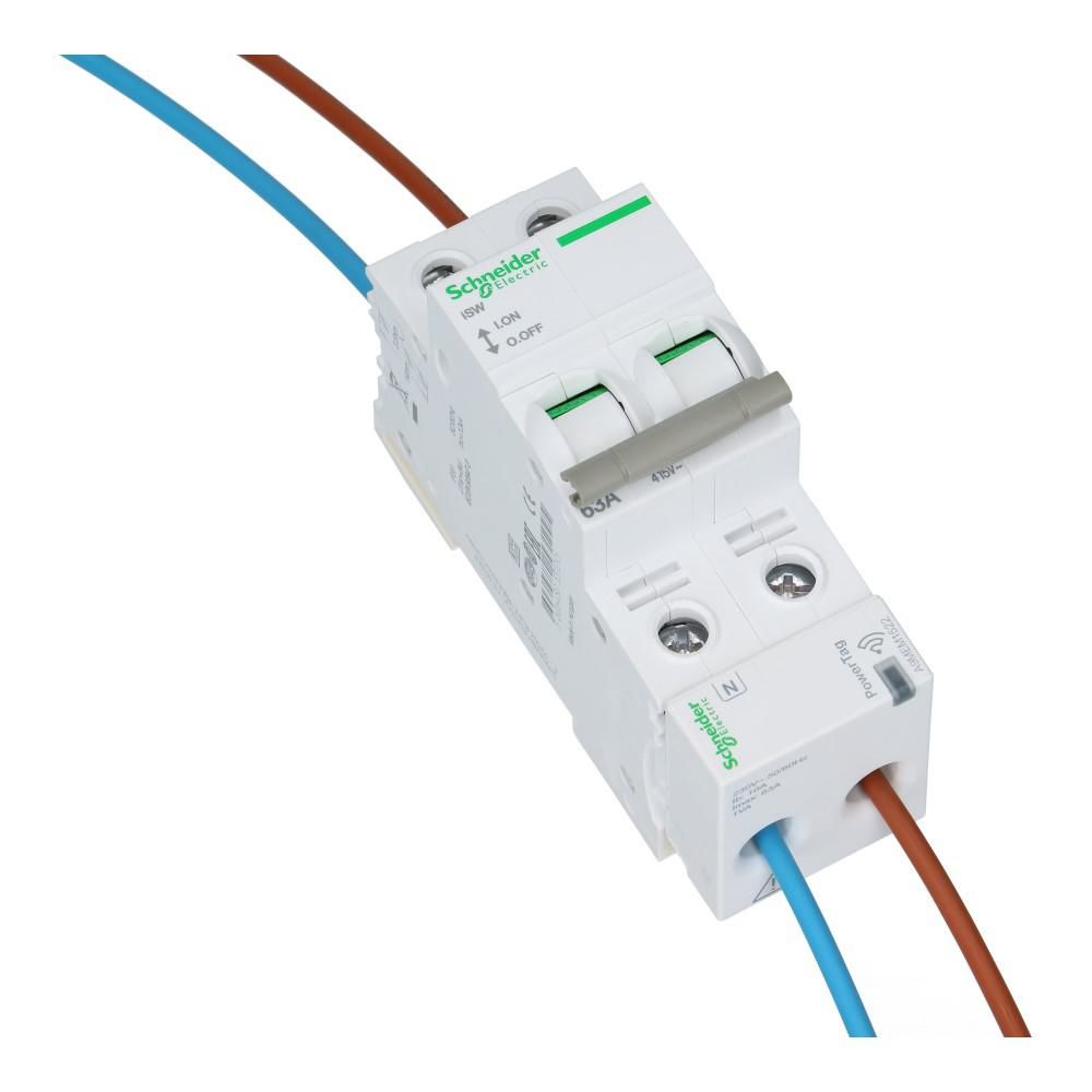 Acti9 PowerTag 1 polig + nul ondermontage pitch 18mm Acti9 PowerTag 1 polig + nul ondermontage pitch 18mm