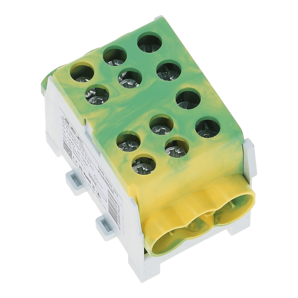 HLAK Hoofdkabel aftakklem 1x35mm²/2x25mm² geel/groen