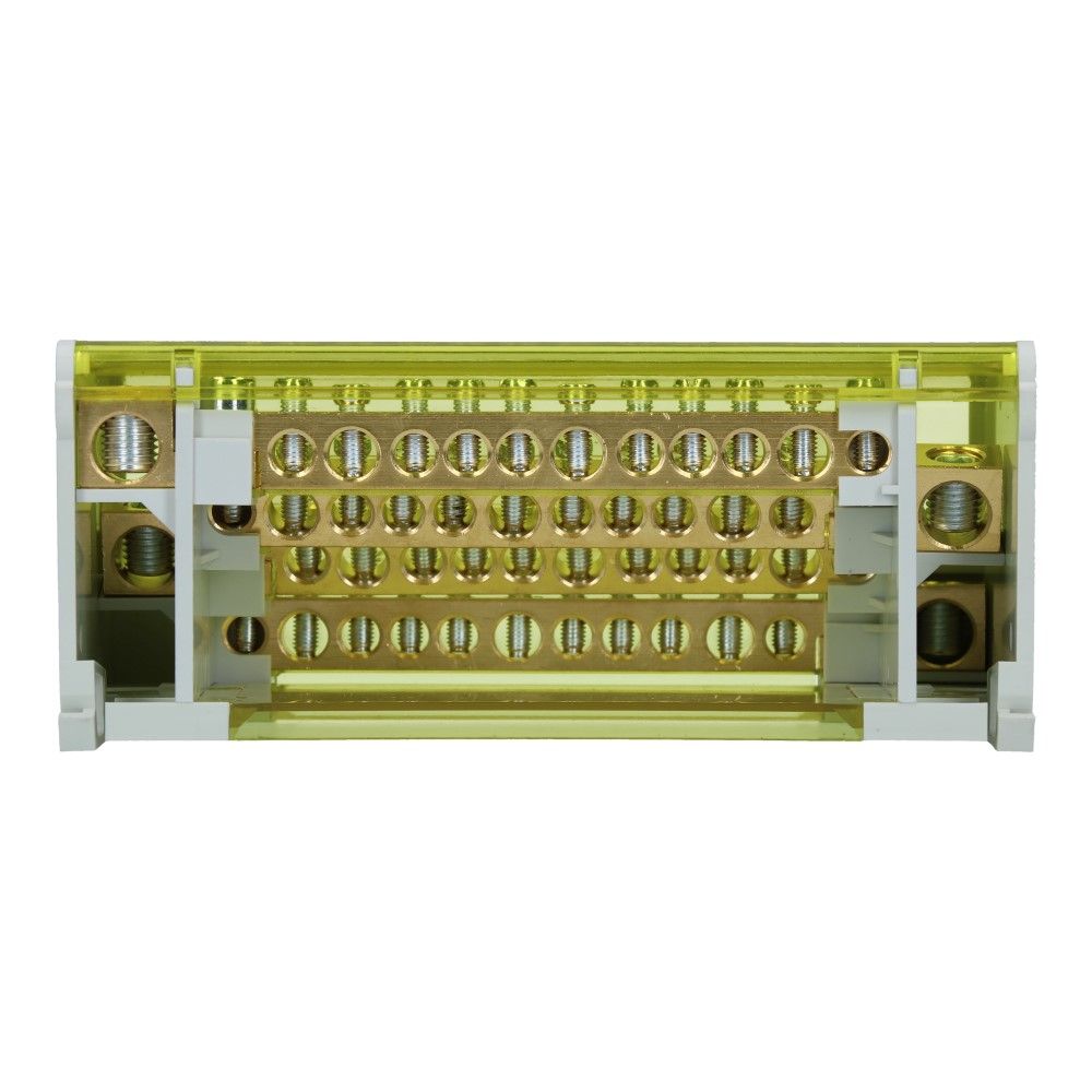 Verdeelblok CVT 160A 4 rijen 11 aansluitingen 500VAC Verdeelblok CVT 160A 4 rijen 11 aansluitingen 500VAC