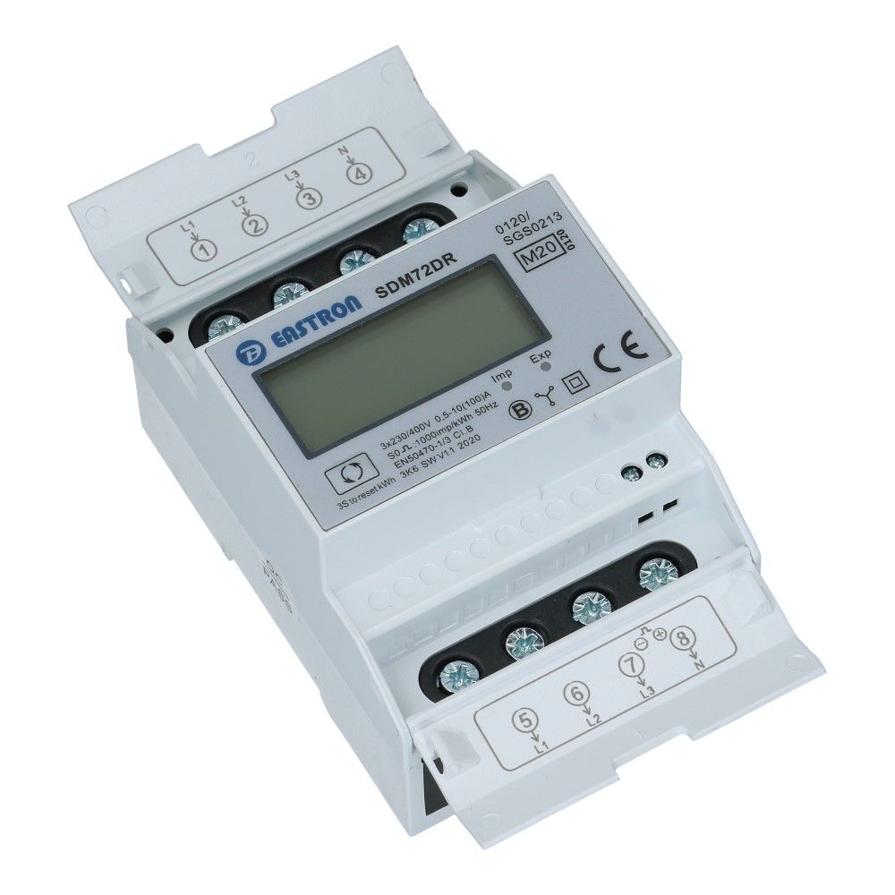 kWh meter 3 fase 10/100A MID Factureerbaar Reset kWh meter 3 fase 10/100A MID Factureerbaar Reset