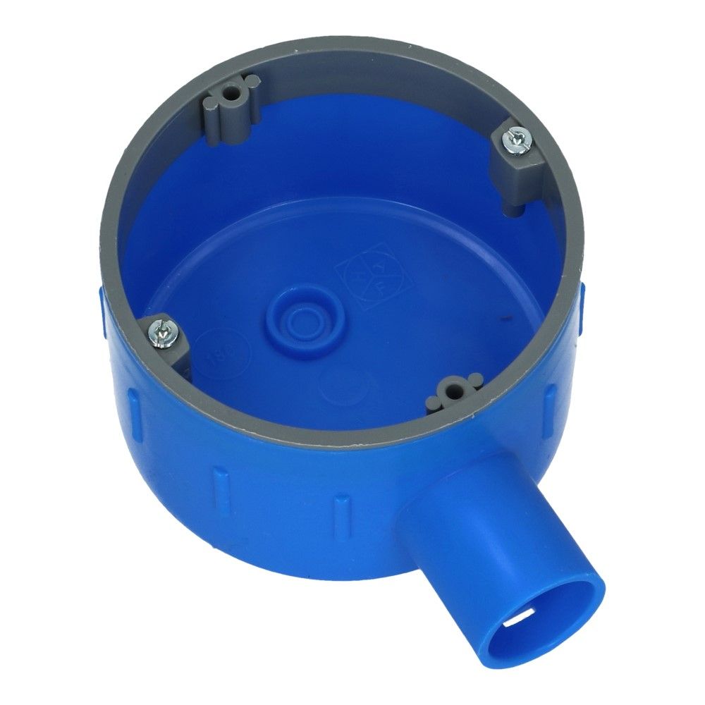 Perilex inbouwdoos 16A 47mm (19mm) blauw Perilex inbouwdoos 16A 47mm (19mm) blauw