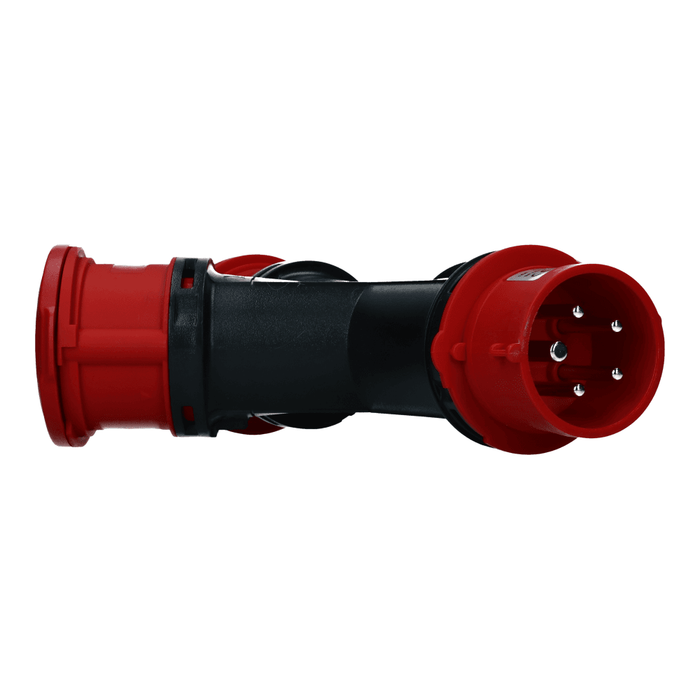 3 weg splitter 1x CEE naar 3xCEE 3p+n+e 16A 3 weg splitter 1x CEE naar 3xCEE 3p+n+e 16A