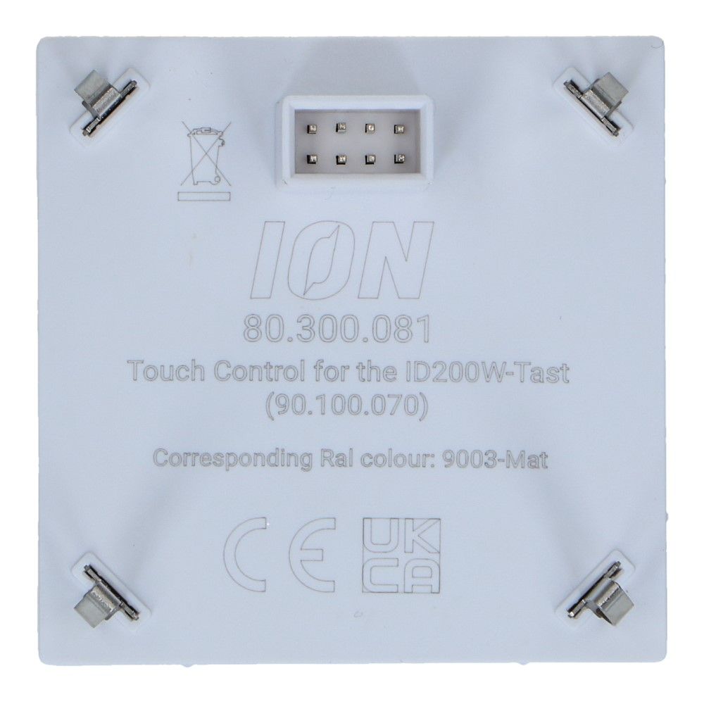 Centraalplaat Square Series mat wit dimmer Touch Centraalplaat Square Series mat wit dimmer Touch