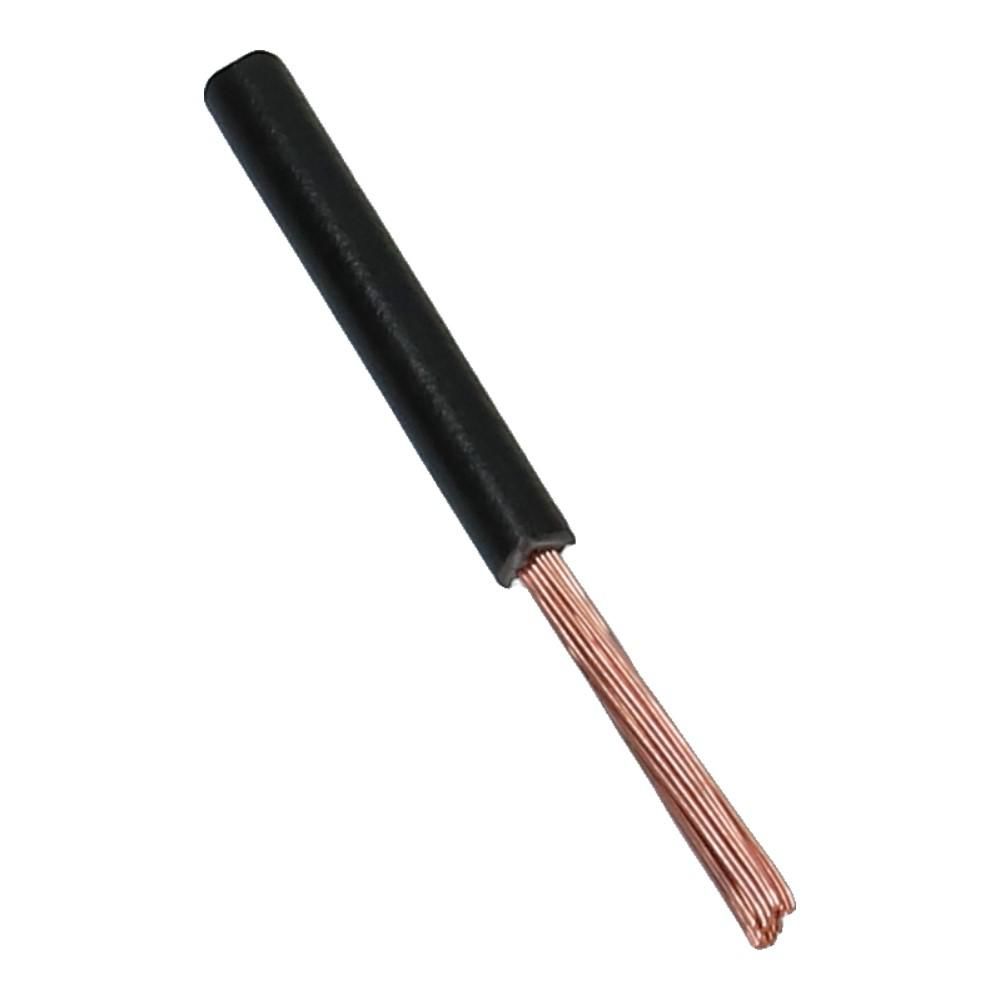Montagedraad H07V2-K 2.5mm² zwart 90°C Eca - 100 meter