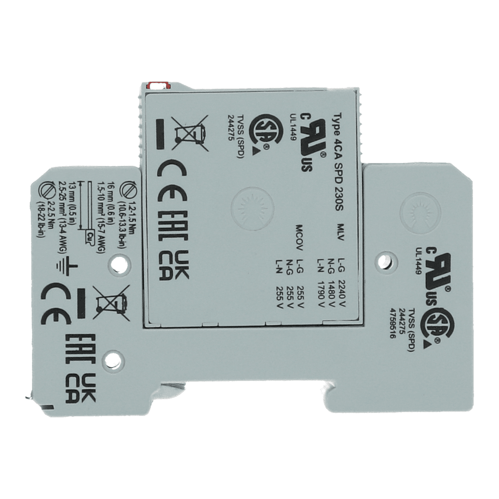 Citel overspanningsbeveiliging 1 polig +  nul Type 2 compact Citel overspanningsbeveiliging 1 polig +  nul Type 2 compact